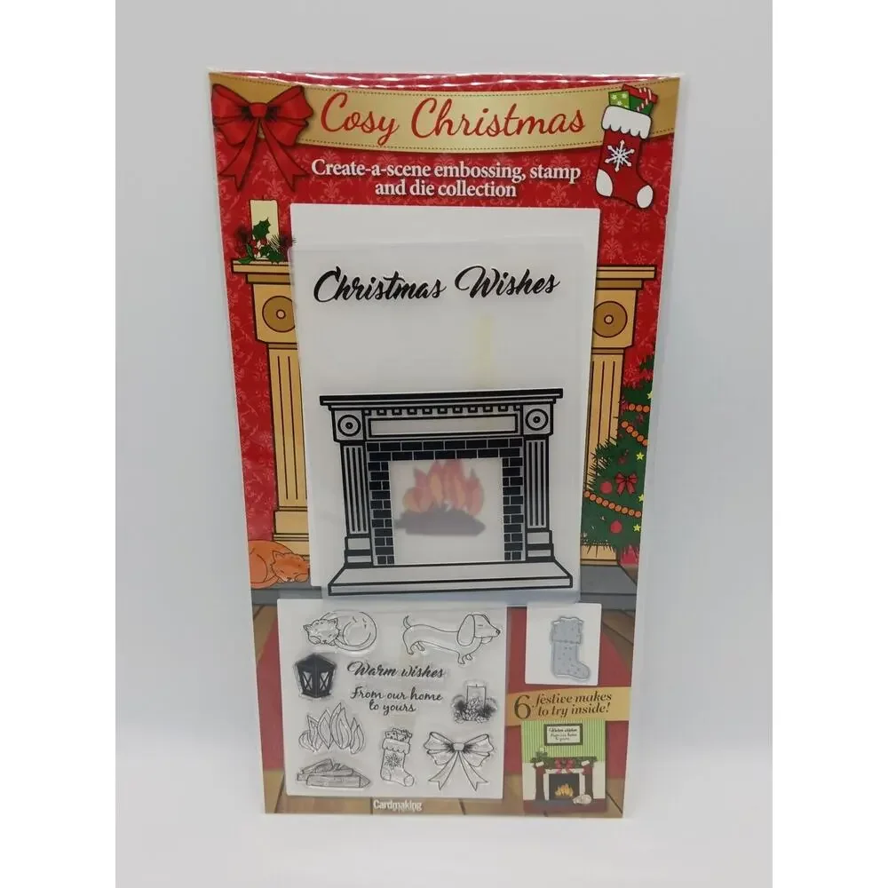 Jennifer Ellory Cosy Christmas Create A Scene Embossing Stamp & Die Collection
